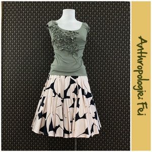 2007 NWTs Anthro” Midnight Shadows Skirt” by Fei